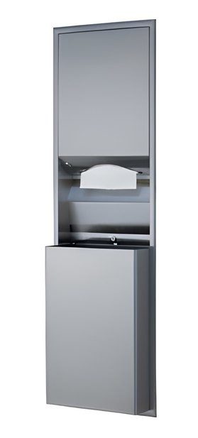 Recessed Mount Combo Towel/Waste Unit AX-BHC-1020