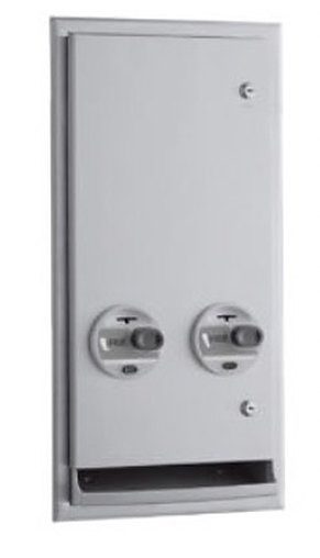 Recessed Mount Sanitary Napkin Vendor AX-BHC-1148