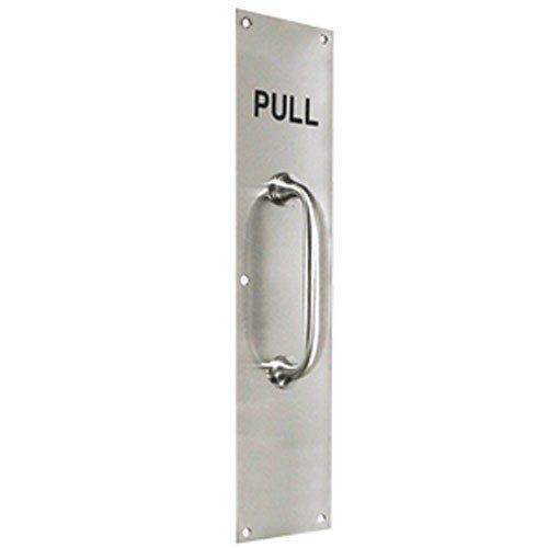Stainless Steel Pull Plate with “Pull” Engraved 4” x 16” AX-DHA-1118