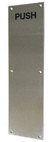 Push Plate with “Push” Engraved 4” x 16” AX-DHA-1130