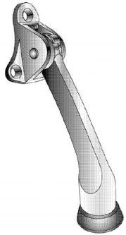 4” Zinc Die Cast Kick Down Door Holder AX-DHA-1208