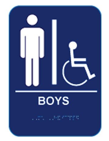 Boys Handicap with Braille Pictogram AX-DHA-1230