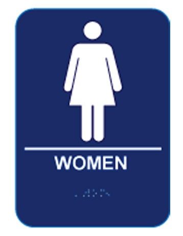 Women with Braille Pictogram AX-DHA-1232