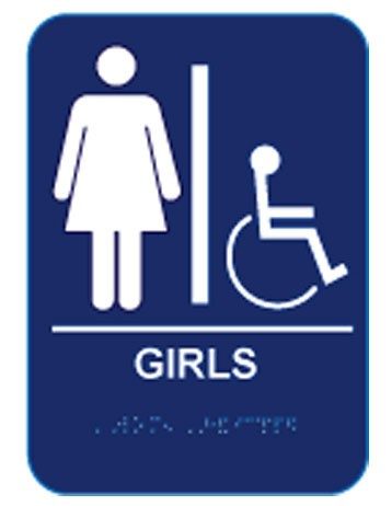 Girls Handicap with Braille Pictogram AX-DHA-1236