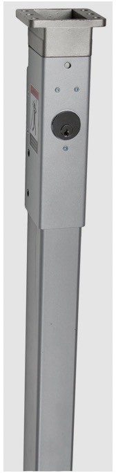 7” Non-Fire Rated Keyed Removable Mullion AX-DHCD-1057