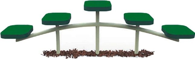Arched Stepping Bones AX-472009