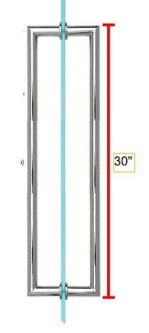 Mitered Corner Back-to-Back Pull Handle AX-GEH2-PD30