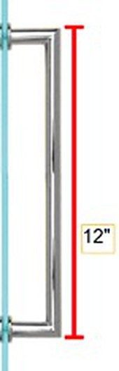 Mitered Corner Single-Sided Pull Handle AX-GEH2-PS12