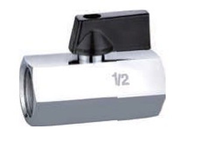 Chrome Plated Brass Ball Valve AX-MBV-FXF240-1/8