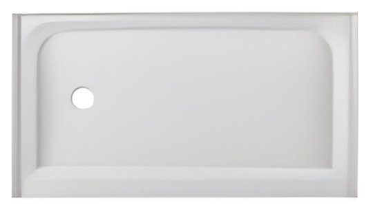Shower Pan, Left Drain AX-PSB-4004-60X34L